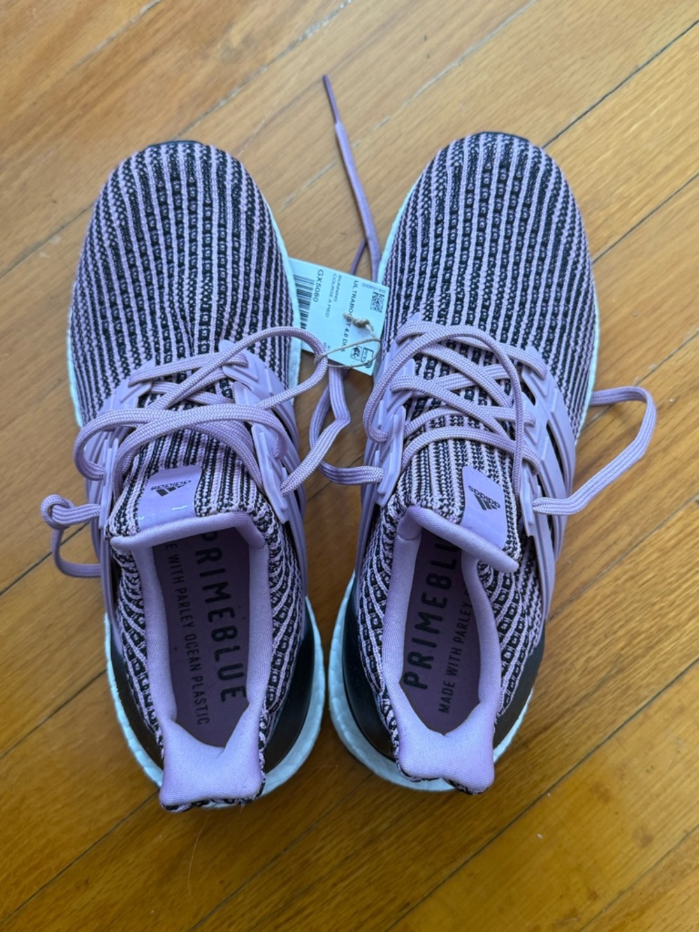 adidas Primeblue Lavender Knit Women's Sneakers